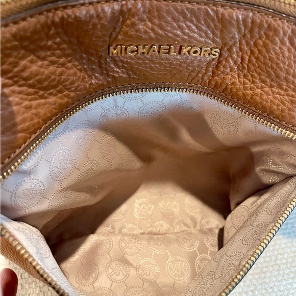 Michael Kors Brown Leather Crossbody Bag - Picture 10 of 13